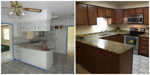 My favorite transformation: the kitchen!